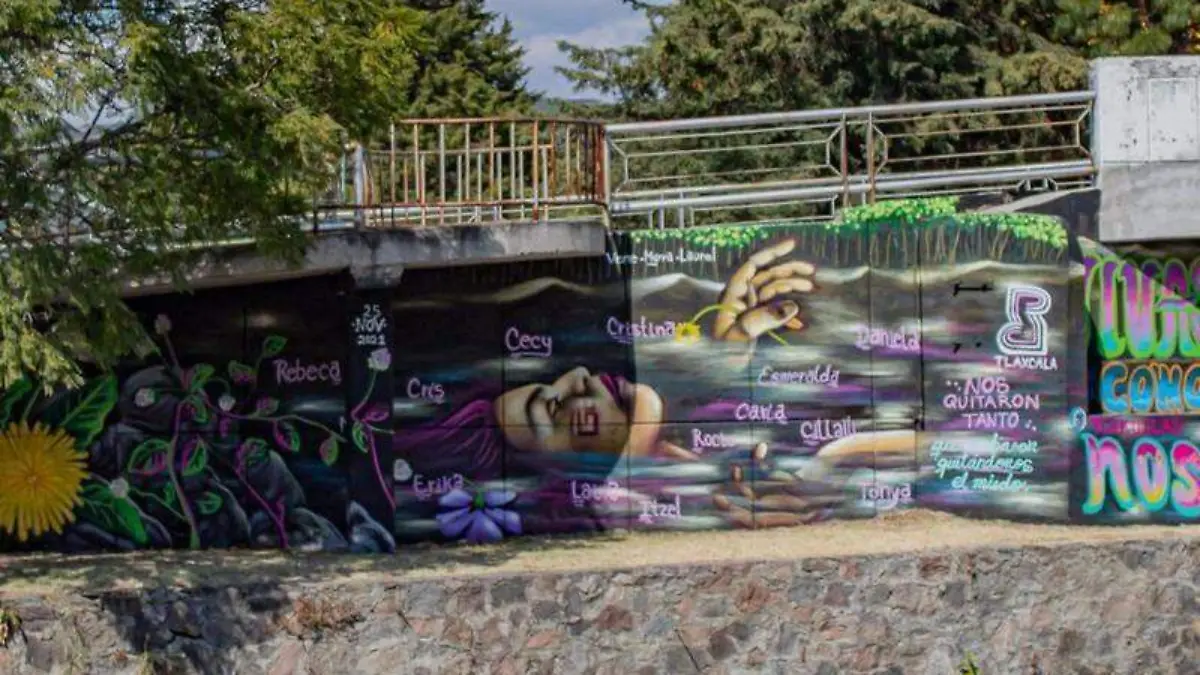 Mural contra la violencia contra la mujer 1